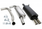 Preview: TA Technix sport exhaust system 2x80mm suitable for Volvo S40 I /V40 I 2.0T/T4 Type V