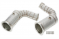 Preview: TA Technix Downpipe with catalytic converter + heat shield suitable for Porsche Cayenne Turbo Type 9YA