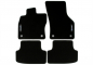 Preview: TA Technix Fußmatten Set mit Logo passend für Audi A3 Typ 8V, VW Golf 7 Typ 1K, Seat Leon Typ 5F