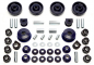 Preview: TA Technix PU-bushings kit 48-pieces / front axle with 23mm rod+HA-4WD / fits Audi A3Q (8L)/ Seat Leon T4 (1M)/ Skoda Octavia 4x4 (1U)/ VW Bora 4-Motion, Golf IV 4-Motion (1J)