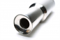 Preview: TA Technix stainless steel sport rear silencer universal 112 / 60mm round