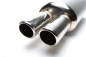 Preview: TA Technix stainless steel sport rear silencer universal 2 x 76mm round / bevelled