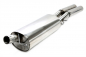 Preview: TA Technix rear silencer 2x76mm round/flanged from stainless steel system EVOA4A-xx