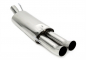 Preview: TA Technix rear silencer 2x76mm DTM from stainless steel system EVOG3A-xx