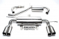 Preview: TA Technix Duplex Edelstahlanlage Links+Rechts 2x76mm passend für Audi A3 8P/ VW Golf V 1K, Golf Plus 1KP