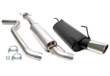TA Technix sport exhaust system 1x90x120mm suitable for Saab 9-5 Turbo Type YS3E