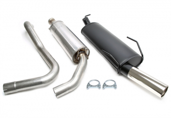 TA Technix sport exhaust system 1x90mm suitable for Saab 900 II Coupe + Cabriolet