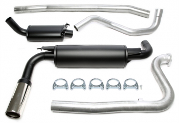 TA Technix sport exhaust system 1x90mm suitable for Volvo 240 turbo type P242/P244/P245