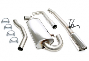 TA Technix sport exhaust system 1x100mm suitable for Volvo 850-S70-V70 I Turbo type L, LS, N