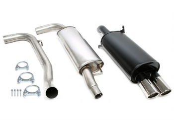 TA Technix sport exhaust system 2x80mm suitable for Volvo S40 I/ V40 I Type V
