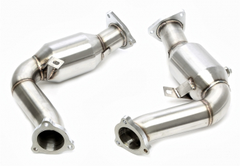 TA Technix downpipe with catalyst suitable for Audi A4/S4 (B8), A5/S (B8), A6 (C7), A8 (D4), Q5 (8R)