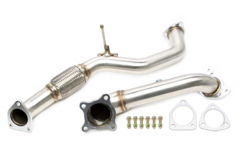 TA Technix downpipe fits + catalyst pipe for Honda Civic Type-R FK8