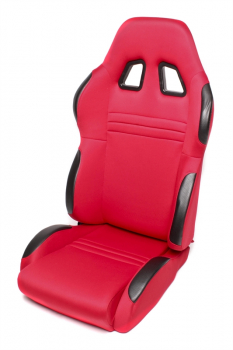 TA Technix sports seat - red, Alcantara, adjustable, right
