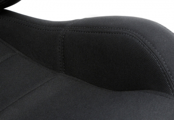 TA Technix sport seat - black, perforated, adjustable, right side