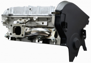 TA Technix Edelstahl Turbokrümmer mit T3 Flansch/mit Wastegate Anschluß 1.8T Motoren passend für Audi / Seat / Skoda / VW