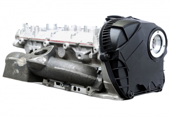TA Technix Guss Turbokrümmer mit T25 Flansch/mit Wastegate Anschluß für Audi/VW 1.8/2.0l TFSI Turbo Motoren