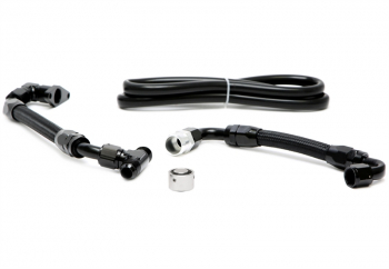 TA Technix Alu gefräster Ventildeckel in schwarz mit KGE Kit passend für Audi / Seat / Skoda / VW der MQB-Plattform (EA113)
