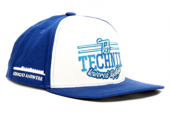 TA Technix Snapback dunkelblau/weiß