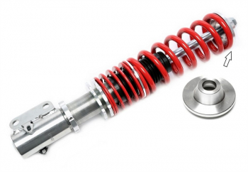 TA Technix upper spring plate front axle suitable for VW Tansporter T5 to coilover suspension Deep Version X-GWVW20
