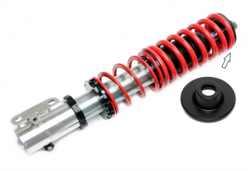 TA Technix upper spring plate black for TA coilovers suitable for Audi, Ford, Opel, Seat, Skoda, VW