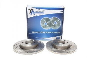 TA Technix Sport brake disc set front axle suitable for Seat / VW