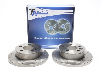 TA Technix Sport brake disc set front axle suitable for VW T4