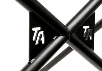 TA Technix Überrollbügel schwarz mit Logo passend für VW Golf I Typ 17
