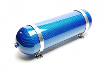 TA Technix nahtloser Lufttank 11 Liter / Lufttank blau mit echt Carbon Furnier
