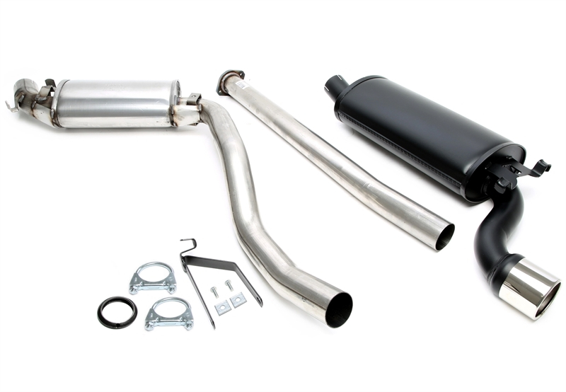 TA Technix sport exhaust system 1x90mm suitable for Saab 9000 hatchback type YS3C