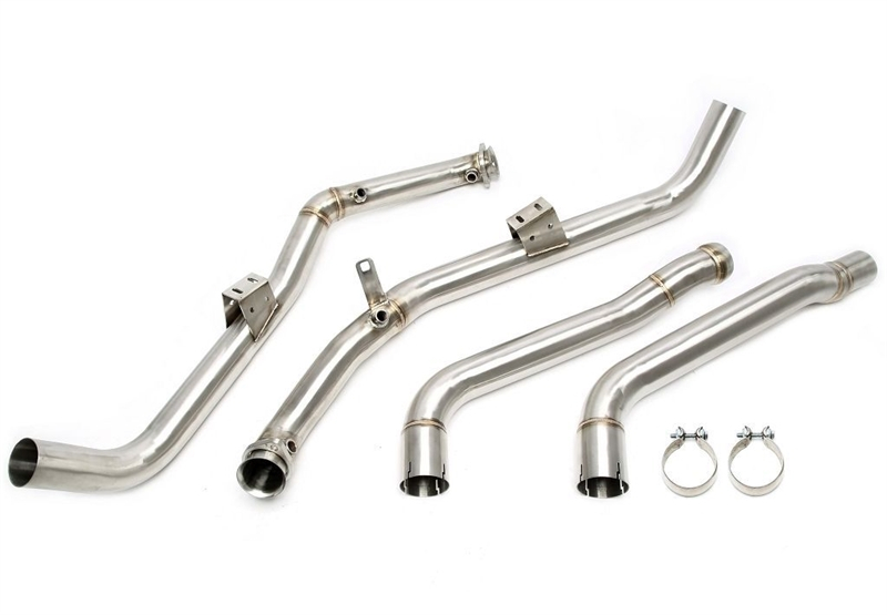 TA Technix downpipe consists of front and centre pipe suitable for Mercedes Benz E-Class E63 AMG W212, S212 - M157 engines