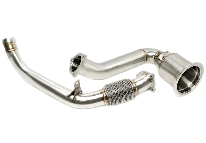 TA Technix Downpipe ohne Katalysator / Vorkatersatzrohr+Downpipe / Hauptkatersatzrohr passend für Porsche Panamera /4 3.0T Typ 971