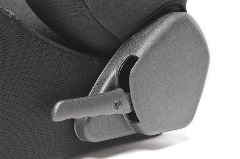 TA Technix sports seat - black, adjustable, left