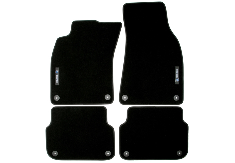 TA Technix Floor Mats Set with Logo fits for Audi A6 Type 4F 04-06