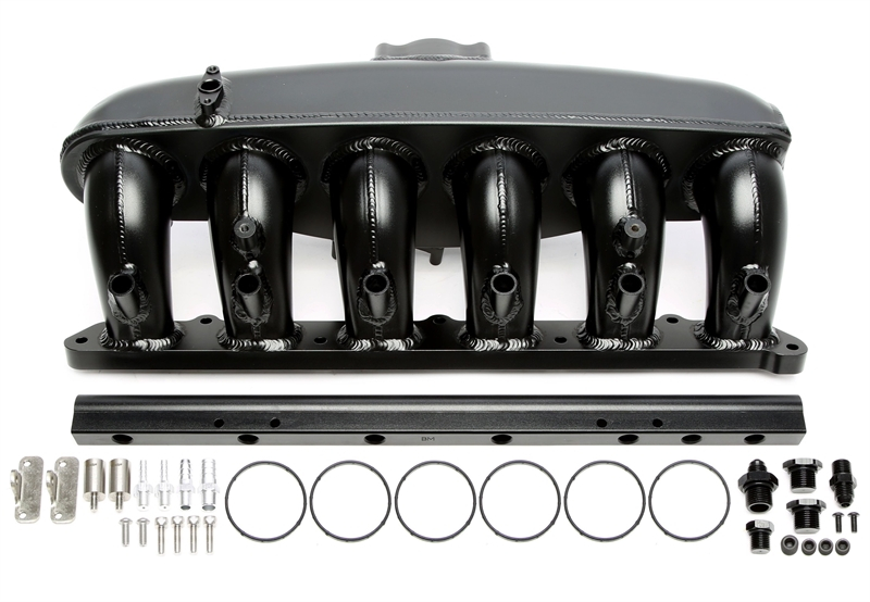 TA Technix Intake manifold set black suitable for BMW 1 Series, 3 Series, 7 Series, X6 Series , Z4 - engine code N54
