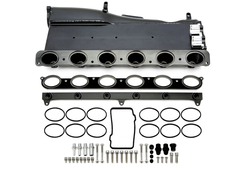 TA Technix intake manifold set black suitable for BMW 1 series, 2 series, 3 series, 4 series, 5 series, 6 series, 7 series, X3 series, X4 series - engine code B58/Gen 1