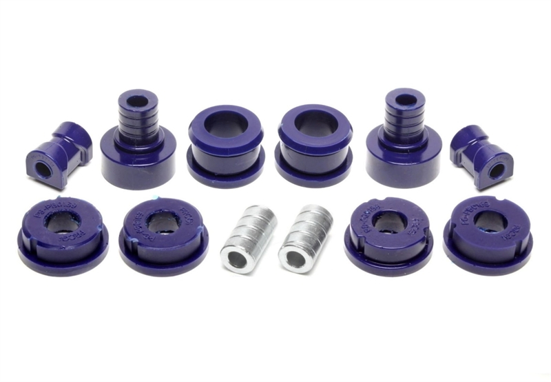 TA Technix PU-bushings kit 12 pieces / front axle with Ø 21mm rod / M3 eccentric / fits BMW 3 series E30 / Z1 Roadster