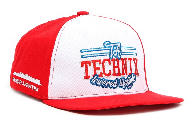 TA Technix Snapback cap red/white