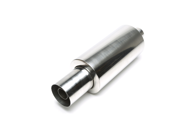 TA Technix stainless steel sport rear silencer universal 110 / 45mm round / sharp / silencer in tailpipe