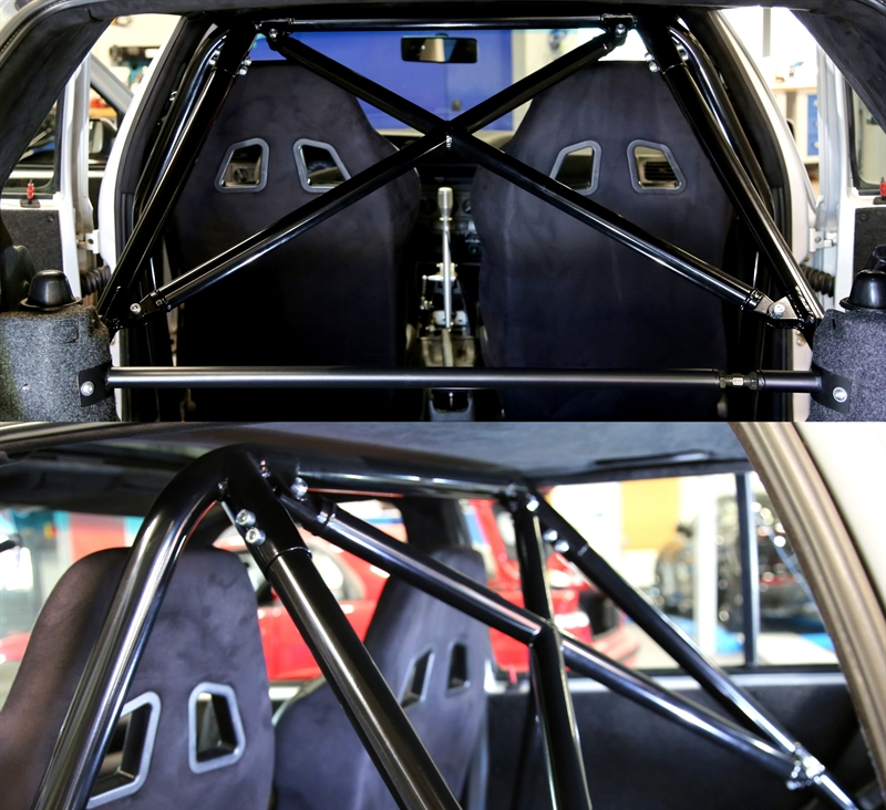 TA Technix Überrollbügel schwarz mit Logo passend für VW Golf III Typ 1H_