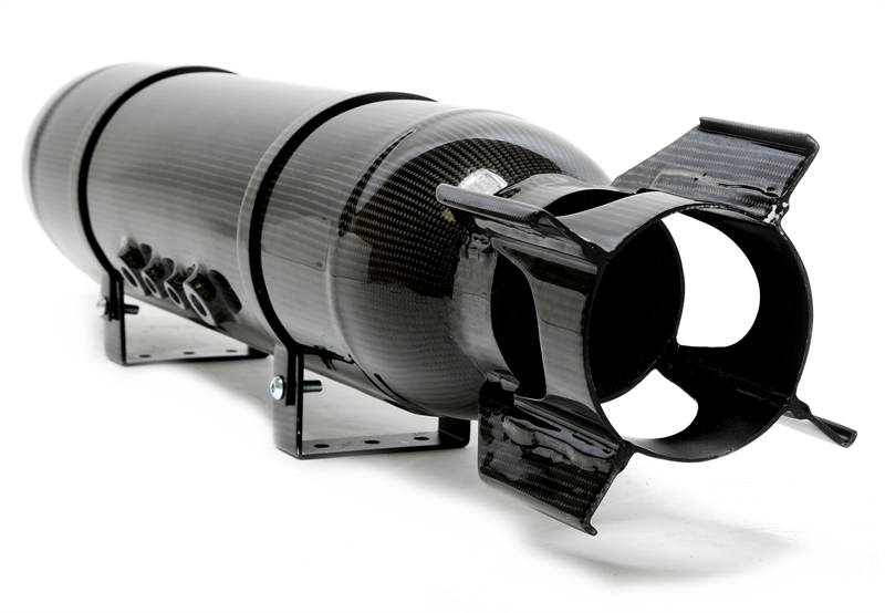 TA Technix Lufttank "Military Look" 19 Liter schwarz mit echt Carbon Furnier